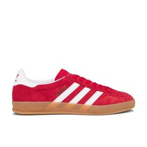 Adidas Gazelles in Scarlet